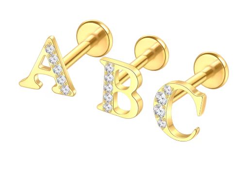 Labreta s psmeny barva zlat